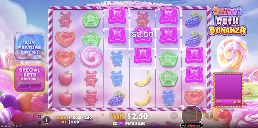 Sweet Rush Bonanza demo